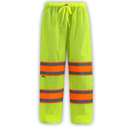 Class E Lime Mesh Pants - MN DOT Spec