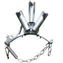 Sabre Tooth Pole Flag Holder -