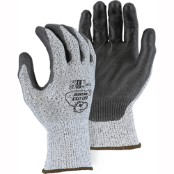 Cut-Less Watchdog Seamless Knit Glove with Polyurethane Palm Coating
